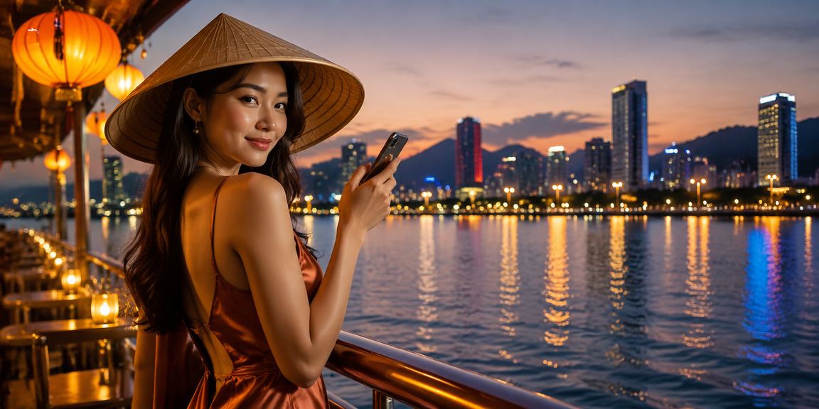 Người dùng Đà Nẵng kiểm tra voucher và bảo mật trên mobile