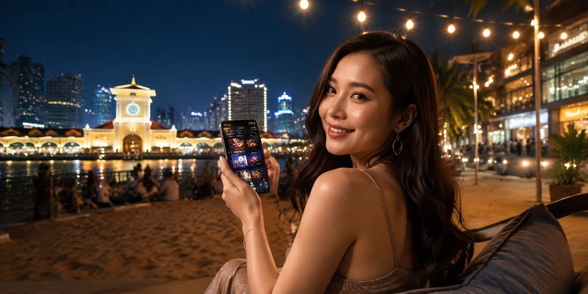 Người dùng tại Thành phố Hồ Chí Minh mở ứng dụng giải trí trên điện thoại